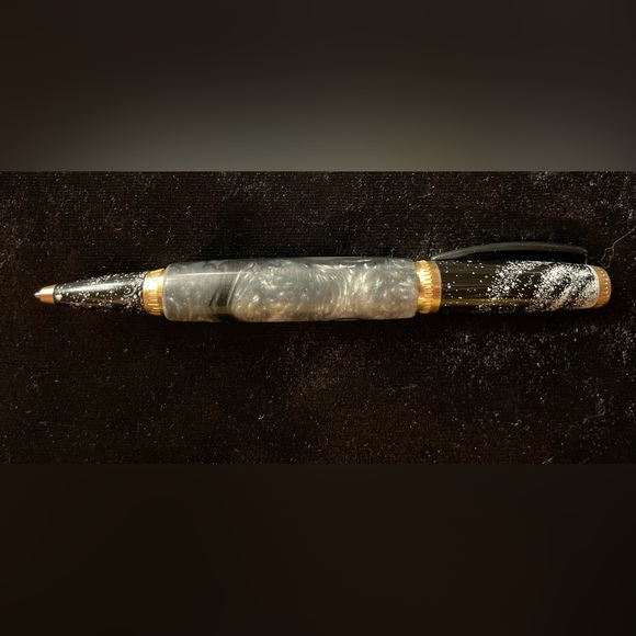 Custom made galaxy pen. Moon and it’s phases imprinted. - Picture 2 of 2